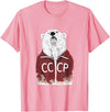 Check out my other RUSSIA T-shirts Russian Bear T-shirt Russia Shirt CCCP Soviet Union USSR Tee T-Shirt - Pink