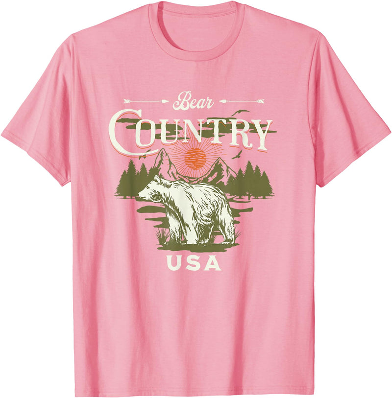 Bear Country USA Rapid City South Dakota T-Shirt - Pink