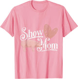 Azienda Agricola Maiale Shirt Pig Gift Idea Show Mom Pig T-Shirt - Pink