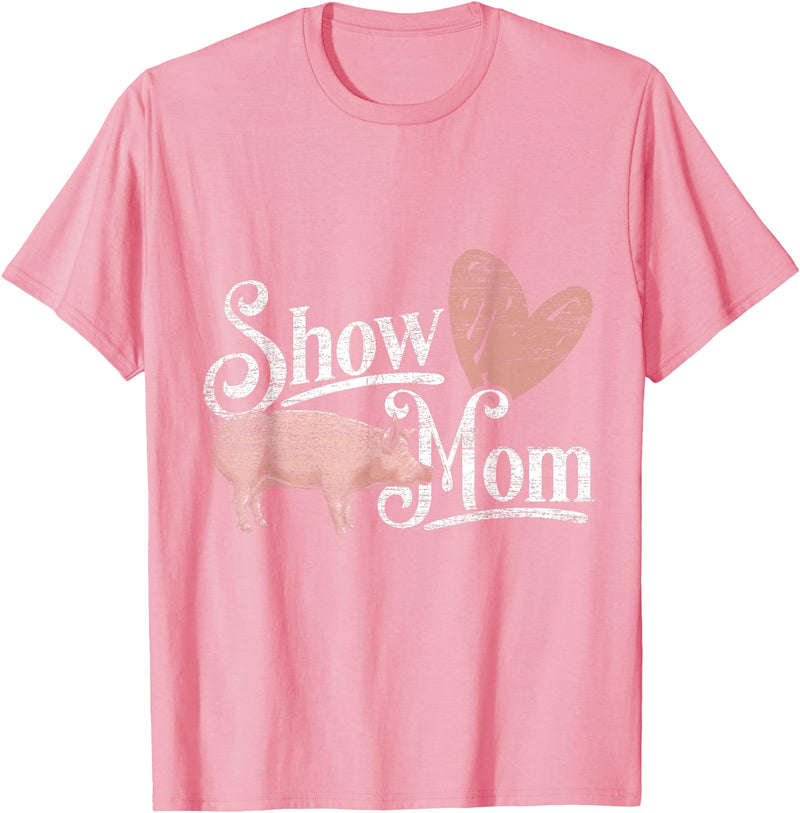 Azienda Agricola Maiale Shirt Pig Gift Idea Show Mom Pig T-Shirt - Pink