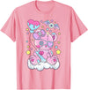 CC Pastel Goth Anime Vaporwave Aesthetic Kawaii Pastel Goth Cute Scary Bear T-Shirt - Pink