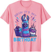 Birthday Party Shirts For Men Women Kids Bruh Its My Birthday Llama Pinata Bday Party Men Women Kids T-Shirt - Pink