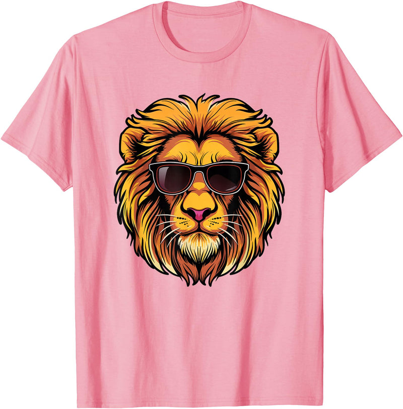 Älion. Lion Sunglasses T-Shirt - Pink