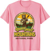 The Thrift Garage Great Smoky Mountains National Park Guitar Bear Cute Smokies T-Shirt - Pink