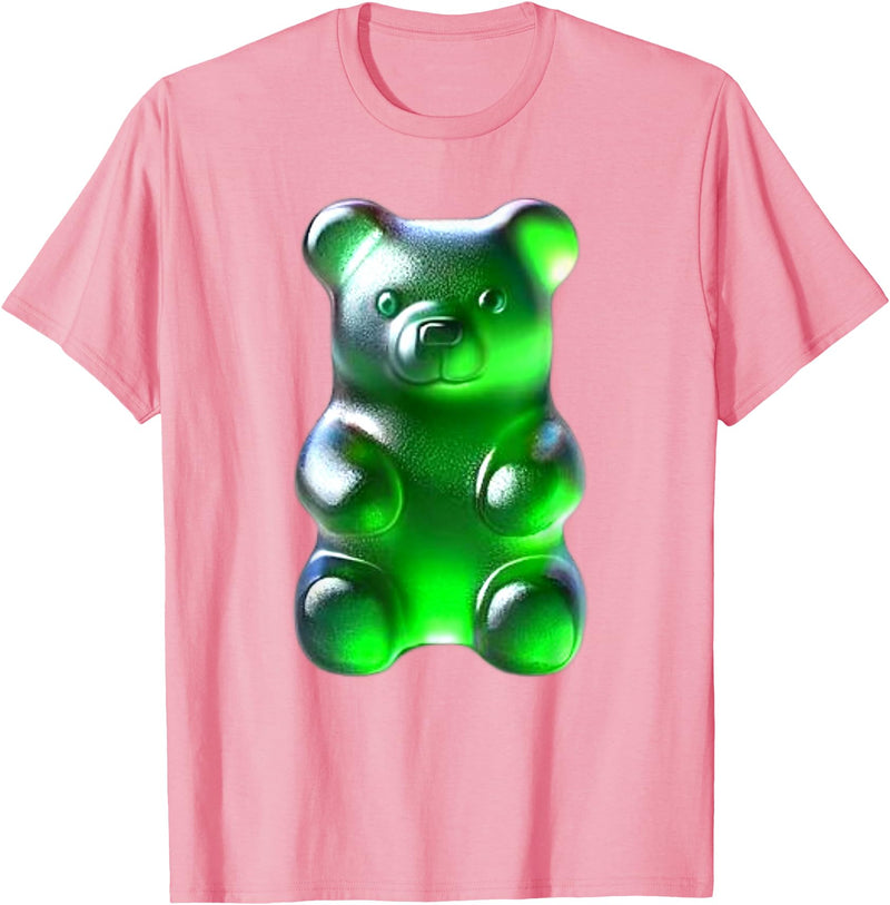 Urban Empyre Green Gummy Bear T-Shirt - Pink
