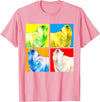 Arctic Animal Polar Bear Gifts Polar Bear Animal Lover Arctic Animal Pop Art Polar Bear T-Shirt - Pink