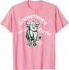 Funny Animal Quotes Co Sometimes I Just Be Fartin - Humorous Cow Fart Quote T-Shirt - Pink