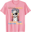 Mama Llama Designs Mama Llama Mom Funny Saying Cute Design For Men Women Kids T-Shirt - Pink