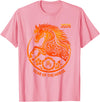Horse Year 2026 Chinese New Year Gifts & Tees Horse Year Happy Chinese New Year 2026 Horse Year Design T-Shirt - Pink