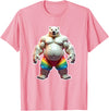 Jay Moe Design "I Love Bears" Fun Gay Pride Vintage Rainbow T-Shirt - Pink