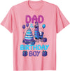 Birthday Party Shirts For Men Women Kids Dad of Birthday Boy Llama Pinata Party Family Matching Men T-Shirt - Pink