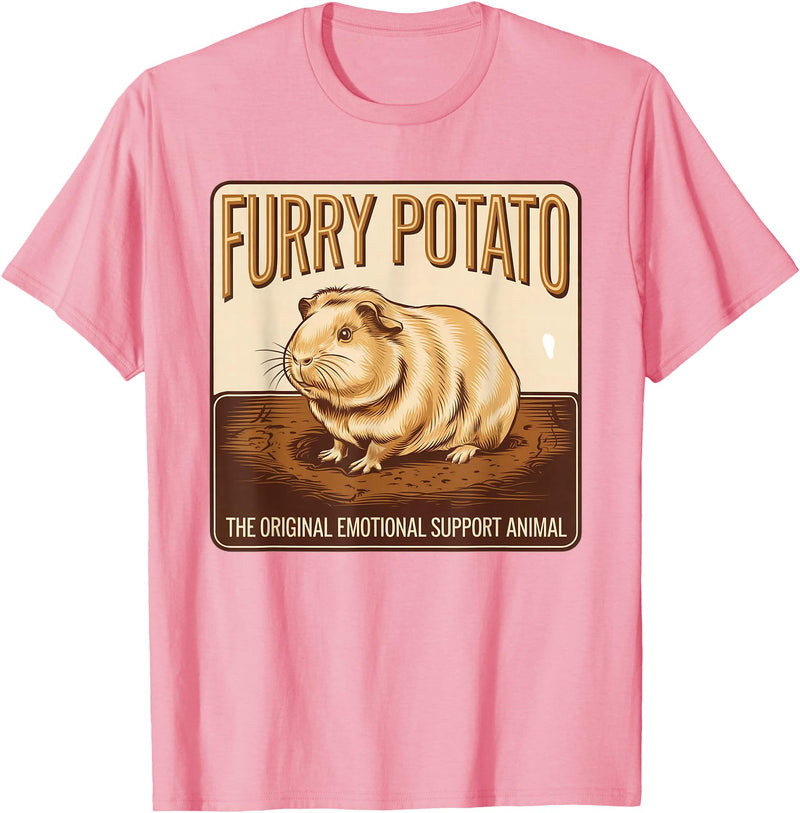 Guinea Pig Enthusiast Apparel Guinea Pig Lover – Cute Pet Enthusiast Design T-Shirt - Pink
