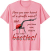 ETCreations Giraffe Weevil T-Shirt - Pink