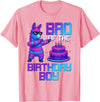 Llama Pinata Birthday Family Bday Party Decoration Brother of Birthday Boy Llama Pinata Party Family Matching T-Shirt - Pink
