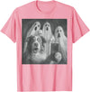 Spooky Aussie Moments Australian Shepherd Selfie Funny Ghost Halloween T-Shirt - Pink