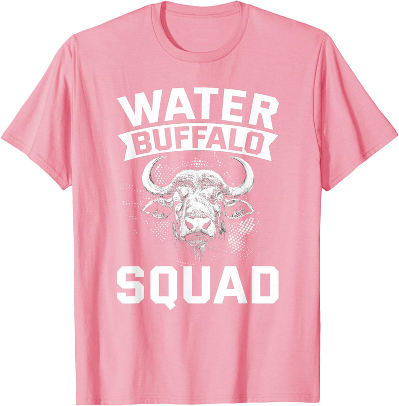 Water Buffalo Carabao Breeder Carabao Water Buffalo Ox National Park T-Shirt - Pink