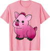 Repugly Hubert the Wobbly Pig T-Shirt - Pink