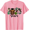 Cow 2025 Senior Class Of 2025 Graduation 2025 T-Shirt - Pink