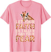 Giraffe Gift For Giraffe Lover Accessories & Stuff Cute Giraffe Design for Men Women Adult Safari Giraffe Lover T-Shirt - Pink