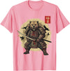 Anime Shirts For Men Women Kids Gifts Samurai Bear Shirt Warrior Vintage Graphic Japanese Men T-Shirt - Pink
