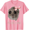 I'm Just a Girl Hamster FUNNY T-Shirt - Pink