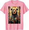 Spirit Bear Native American Art Design Ideas Indian Art Design Spirit Bear T-Shirt - Pink