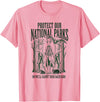 Protect Our National Parks Cryptid Horror tees Protect Our National Parks or We'll Haunt Your Backyard Men T-Shirt - Pink