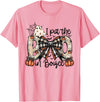 Funny I Put The In Boujee Tee Shirt I Put The In Boujee Bow Halloween T-Shirt - Pink