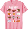 Guinea pig designs Various Guinea Pig Breeds - Guinea Pig T-Shirt - Pink