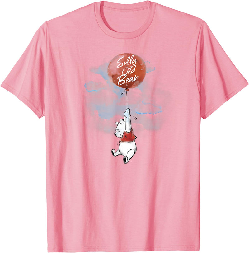 Disney Winnie The Pooh - Silly Old Bear Balloon T-Shirt - Pink