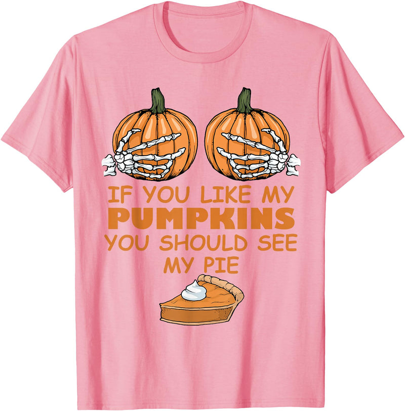 Lustige Halloween Kleidung Pumpkins Funny Halloween T-Shirt - Pink