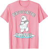 TLHM Polar Bear Gifts Here To Take The Plunge - Polar Bear Freezing Water Plunge T-Shirt - Pink