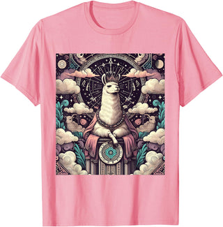 Check out my Llama Shirts Llama tarot card T-Shirt - Pink