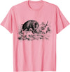 Boar hunting Wild Boar Hunter Pig Hog Hunting T-Shirt - Pink