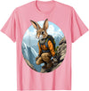 Rabbit Mountaineering Hiking Rabbits T-Shirt in Pink