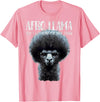 Llama Corner Afro Llama Ain't Got Time for Your Drama - Llama Gift T-Shirt - Pink
