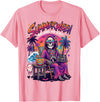 Summerween Halloween in July Spooky Summer Horror summerween Sun Sand and Scare Skeleton Halloween T-Shirt - Pink