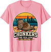 Chonkers The Sea Lion San Francisco Funny Seal Tee Chonkers The Sea Lion San Francisco Funny Seal T-Shirt - Pink