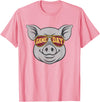 Game Day Pig Tee-TShirt Gifts Game Day Pig T-Shirt - Pink