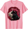Guinea pig pet love Guinea Pig Punk T-Shirt - Pink
