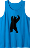 Its Drag Queen Merch Gay Black Bear LGBT Gay Pride Parade Tank Top - Sapphire Blue