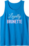 Bailey Bear Apparel Legally Brunette Lawyer Attorney Law School Tank Top - Sapphire Blue