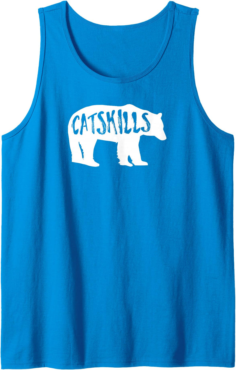 Esskay Designs Catskills Tees Catskills Bear Tank Top - Sapphire Blue