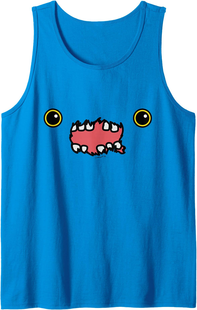Fuggler Screech Blue FuggGlow Face Halloween Tank Top - Sapphire Blue
