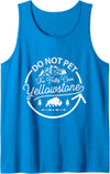 Do Not Pet The Fluffy Cows Gifts for Men & Boys Do Not Pet The Fluffy Cows Buffalo & Bison Yellowstone Park Tank Top -