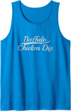 Retro Game Day Classic Bold Appetizer Aesthetic Buffalo Chicken Dip Vintage Inspired Varsity Style Graphic Tank Top -