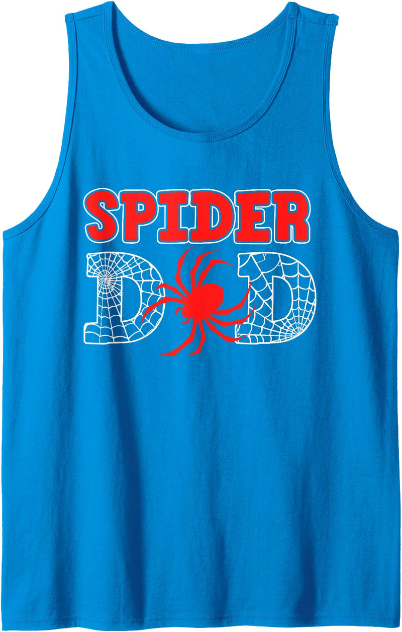 Spidey Birthday Family Matching Outfits Kid Adults Spider Dad Spidey Birthday Family Matching Kid Daddy Spiders Tank Top -