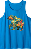 CA Style California Bear Travel Tank Top - Sapphire Blue