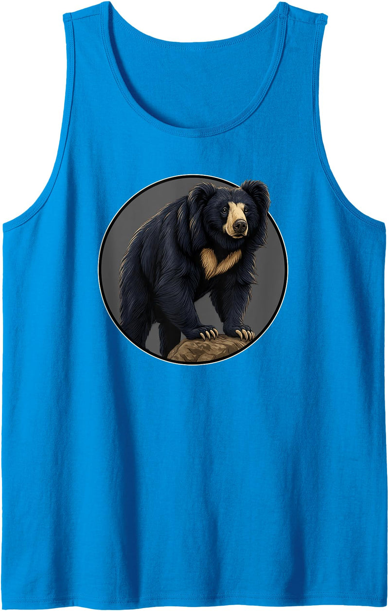 Sloth Bears Sloth Bear Lovers Shop Sloth Bears Sloth Bear Tank Top - Sapphire Blue