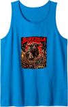 CUTE & TEES Cute Buffalo Buffzilla for Thai Buffal Moms Dads Pet Lovers Tank Top - Sapphire Blue